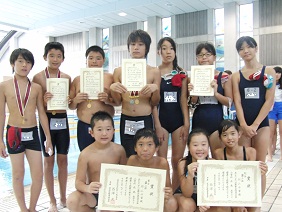 大満足の水泳大会 渕江小日記